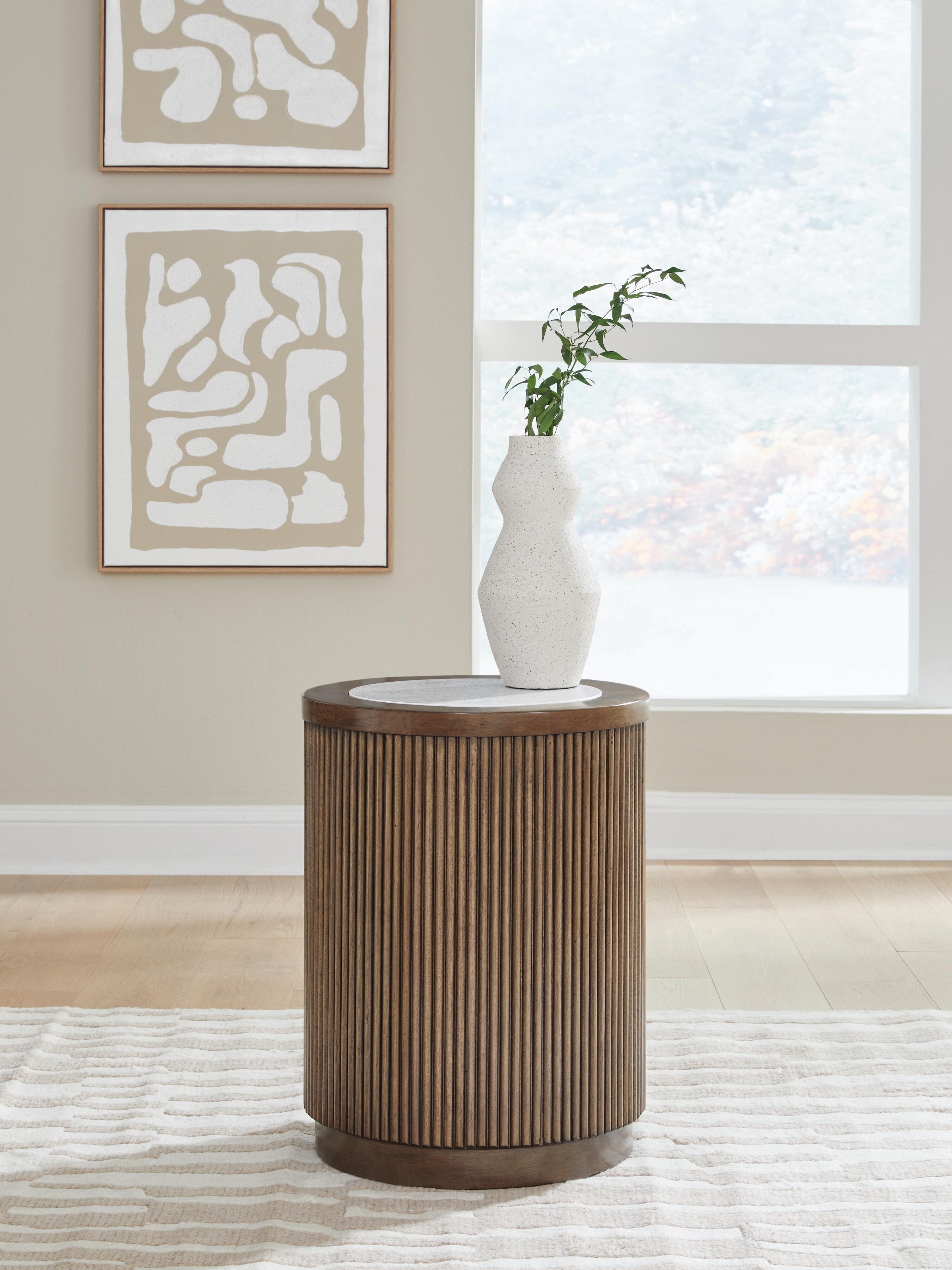 J&M Furniture - Ashley Furniture - Hadonna End Table - Round End Table - T658-6