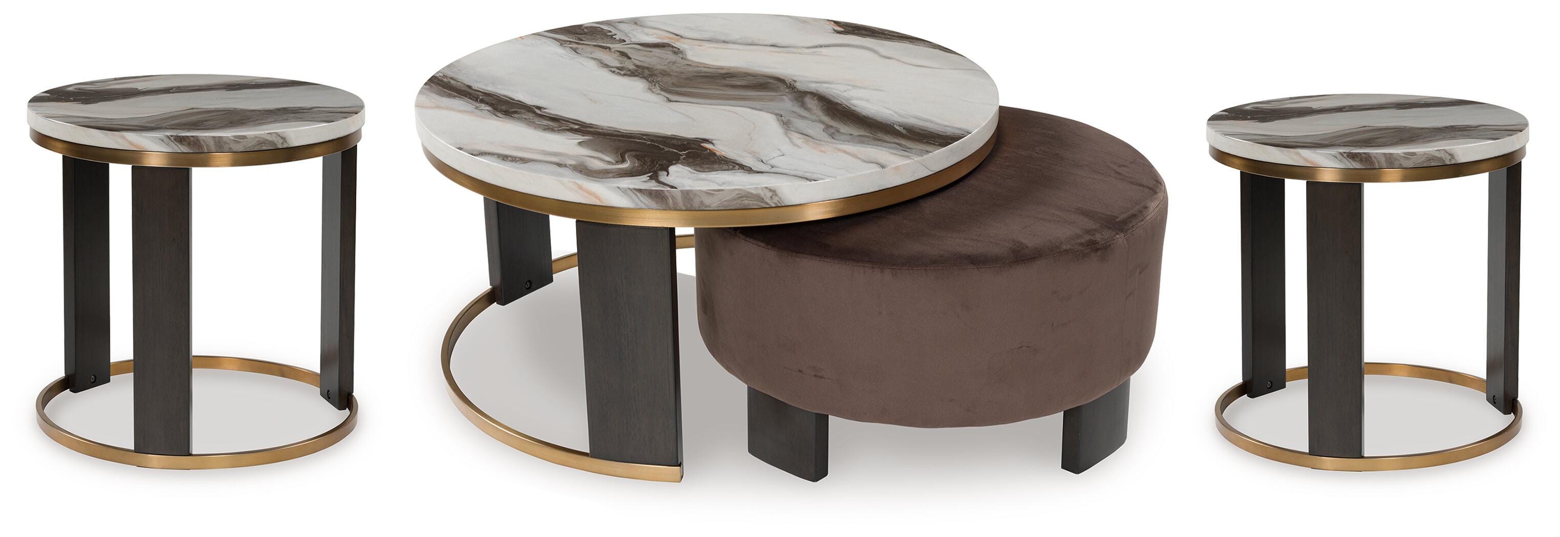 J&M Furniture - Ashley Furniture - Jazmore Coffee Table and 2 Ends - Coffee Table and 2 Ends - T671T1
