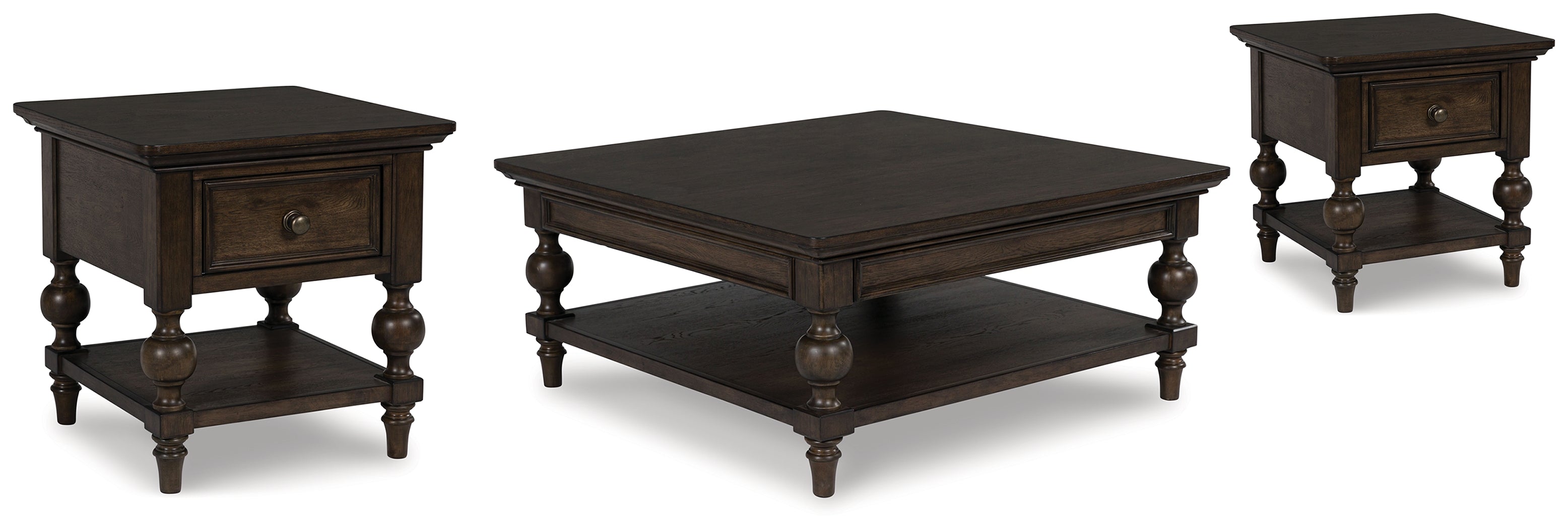 J&M Furniture - Ashley Furniture - Veramond Coffee Table and 2 End Tables - Coffee Table and 2 End Tables - T694T1