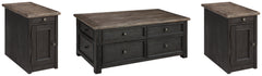 J&M Furniture - Ashley Furniture - Tyler Creek Coffee Table and 2 Chairside End Tables - Coffee Table and 2 Chairside End Tables - T736T1
