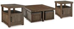 J&M Furniture - Ashley Furniture - Boardernest Coffee Table and 2 End Tables - Coffee Table and 2 End Tables - T738T1
