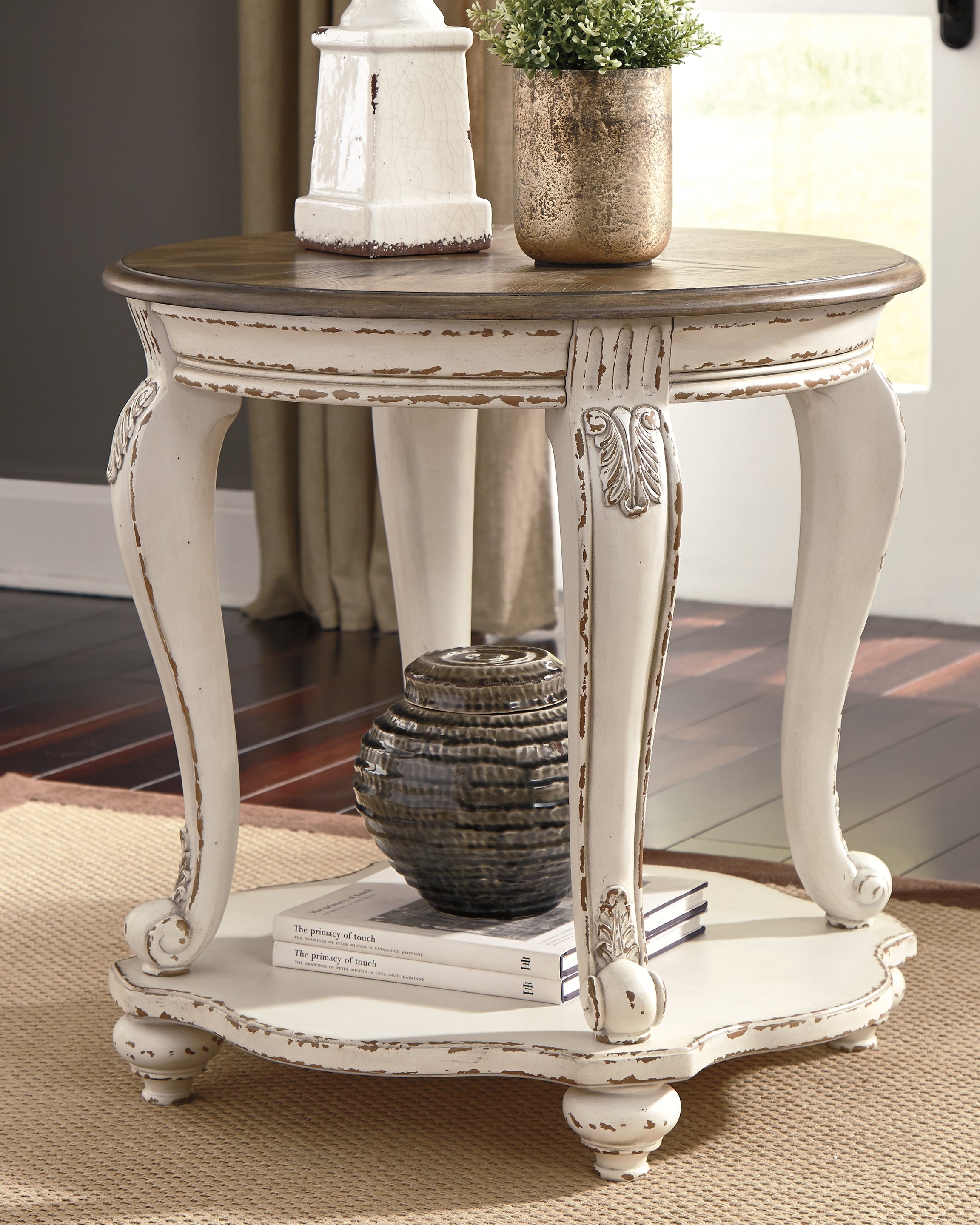J&M Furniture - Ashley Furniture - Realyn End Table - Round End Table - T743-6