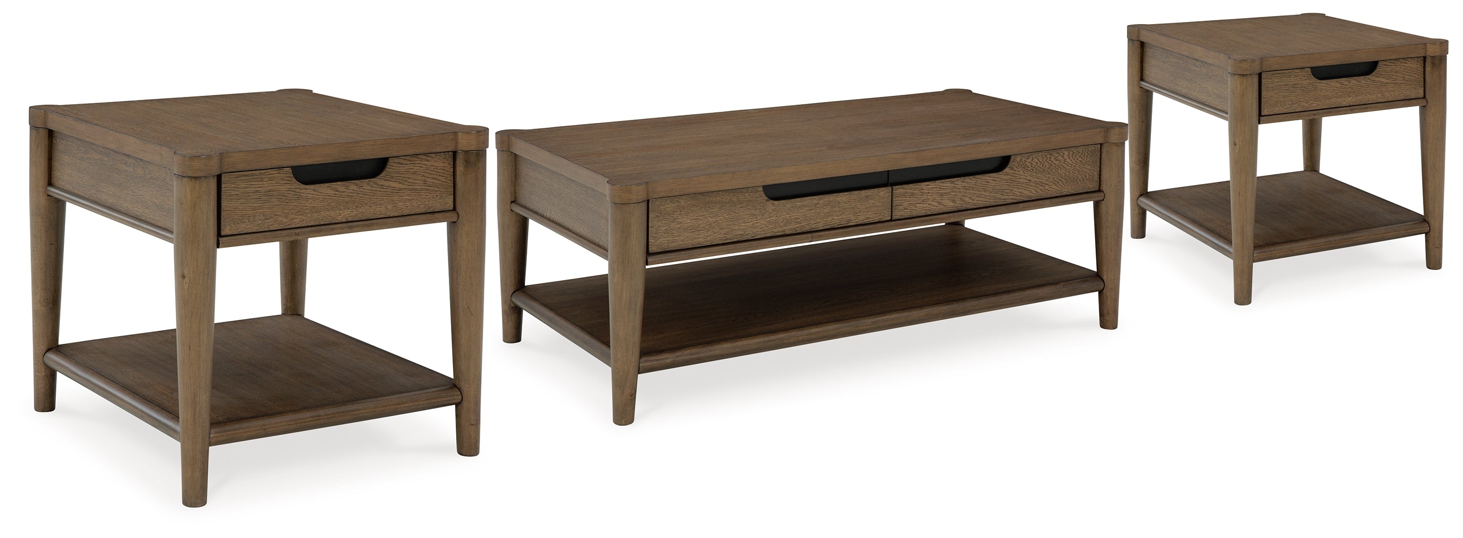 J&M Furniture - Ashley Furniture - Roanhowe Coffee Table and 2 End Tables - Coffee Table and 2 End Tables - T769T1