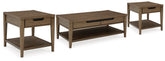 J&M Furniture - Ashley Furniture - Roanhowe Coffee Table and 2 End Tables - Coffee Table and 2 End Tables - T769T1