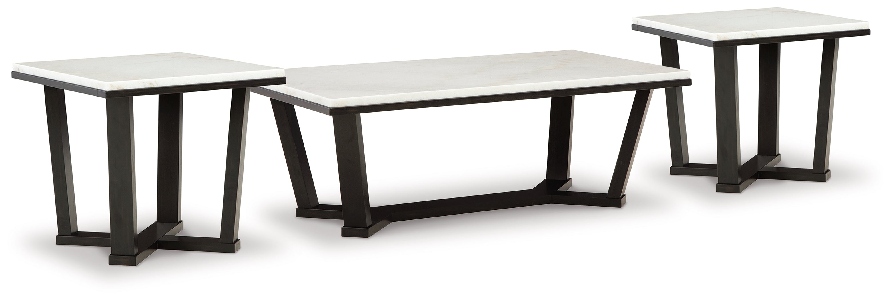 J&M Furniture - Ashley Furniture - Fostead Coffee Table and 2 Ends - Coffee Table and 2 Ends - T770T1