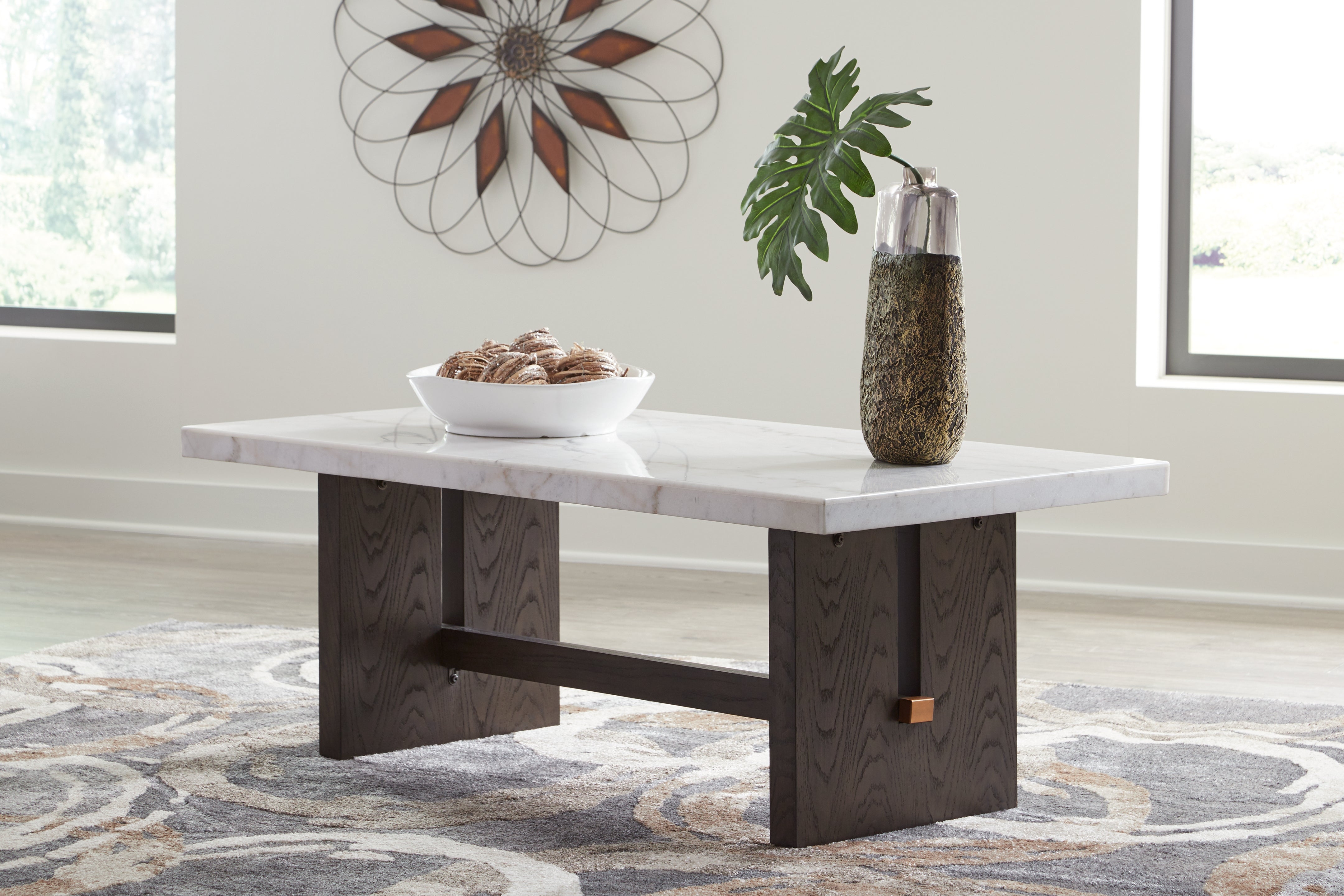 J&M Furniture - Ashley Furniture - Burkhaus Coffee Table - Rectangular Cocktail Table - T779-1
