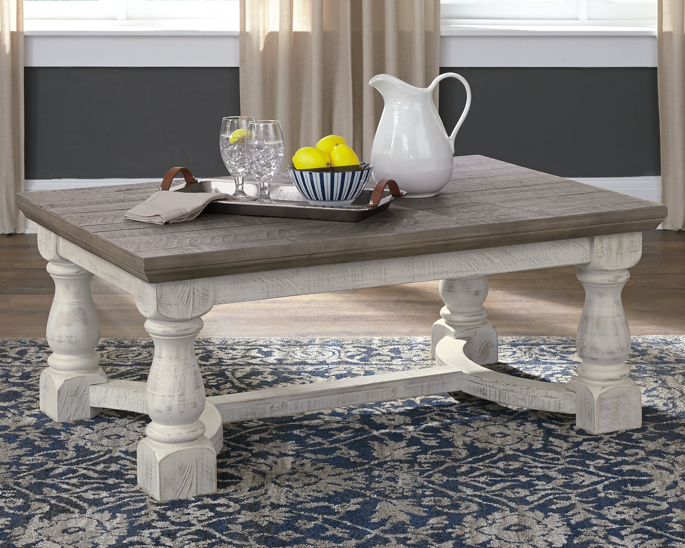 J&M Furniture - Ashley Furniture - Havalance Coffee Table - Rectangular Cocktail Table - T814-1