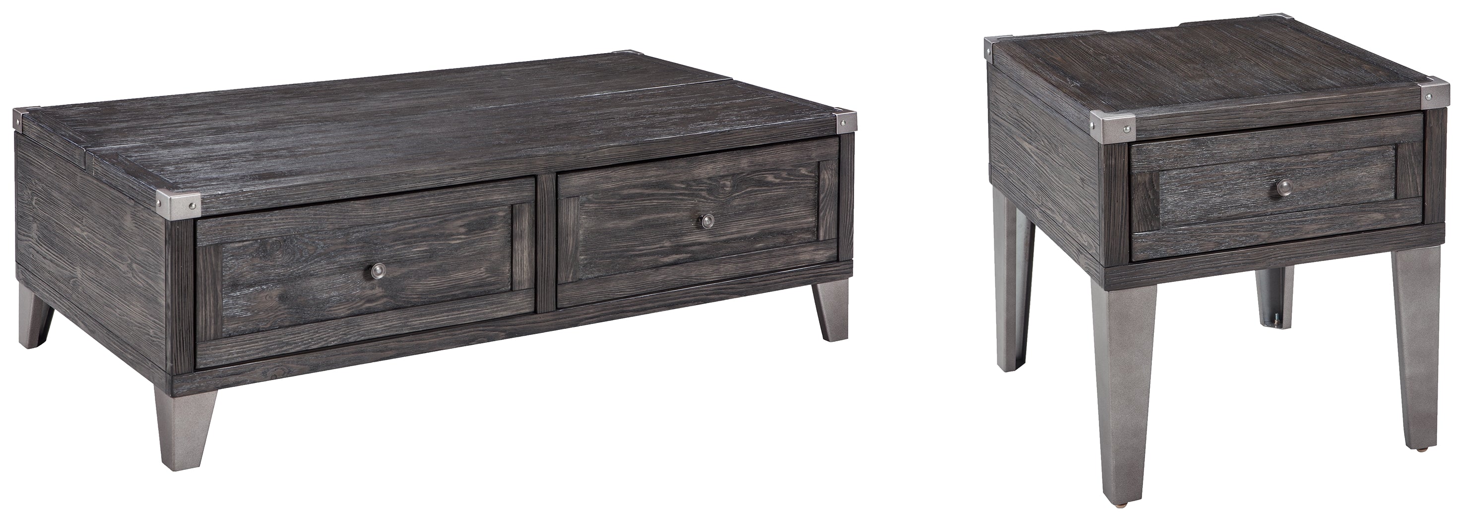 J&M Furniture - Ashley Furniture - Todoe Coffee Table and End Table - Coffee Table and End Table - T901T1
