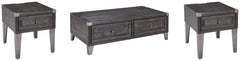 J&M Furniture - Ashley Furniture - Todoe Coffee Table and 2 End Tables - Coffee Table and 2 End Tables - T901T2
