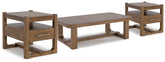 J&M Furniture - Ashley Furniture - Cabalynn Coffee Table and 2 End Tables - Coffee Table and 2 End Tables - T974T1