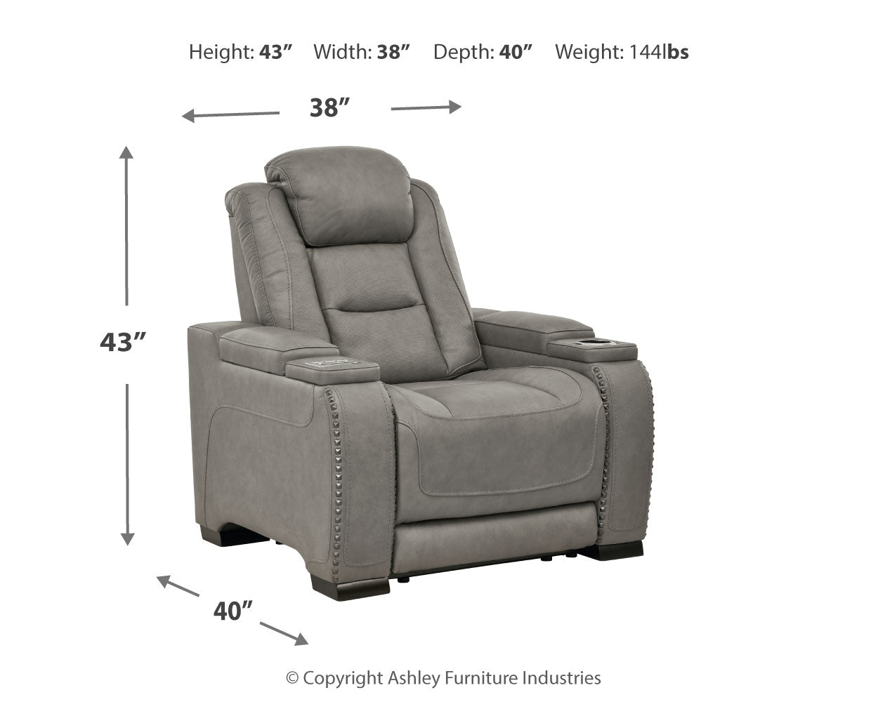 The Man-Den Living Room Ashley Furniture