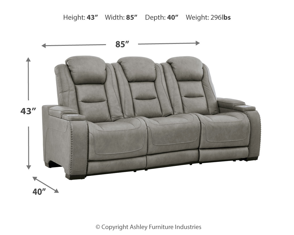 The Man-Den Living Room Ashley Furniture