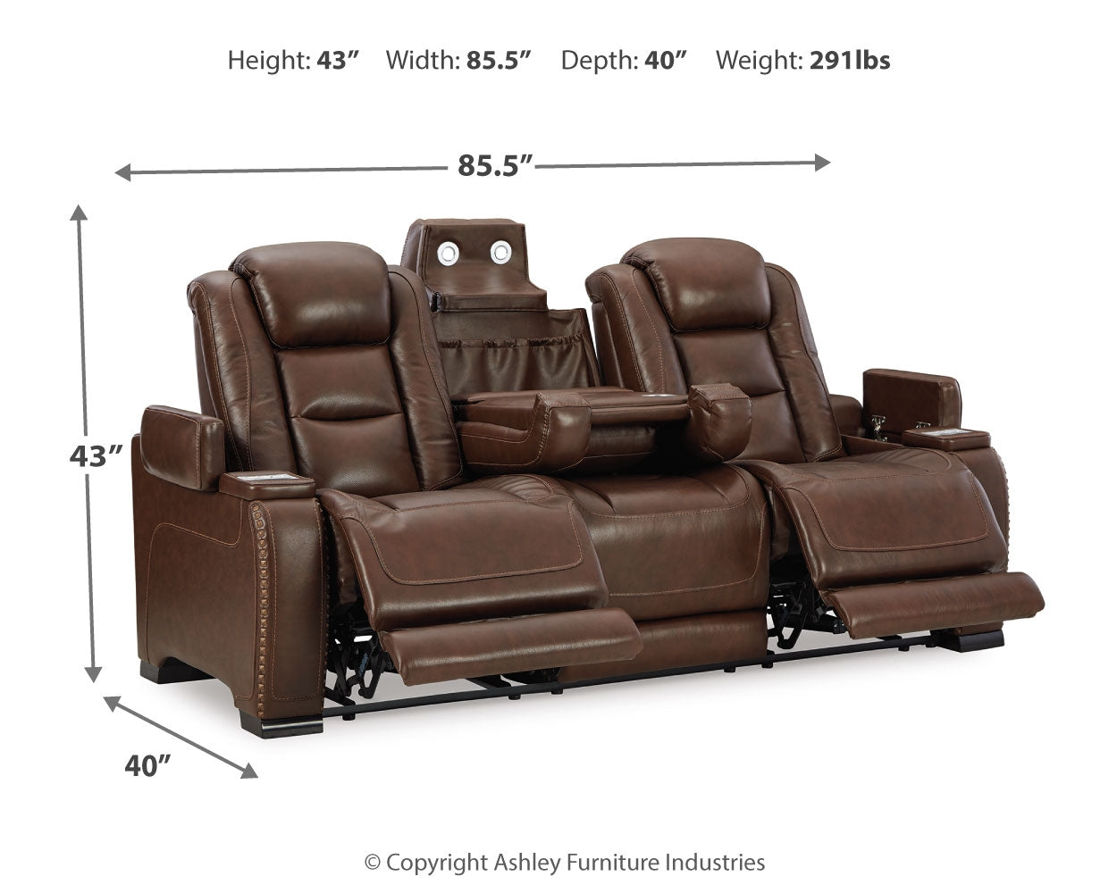 The Man-Den Living Room Ashley Furniture