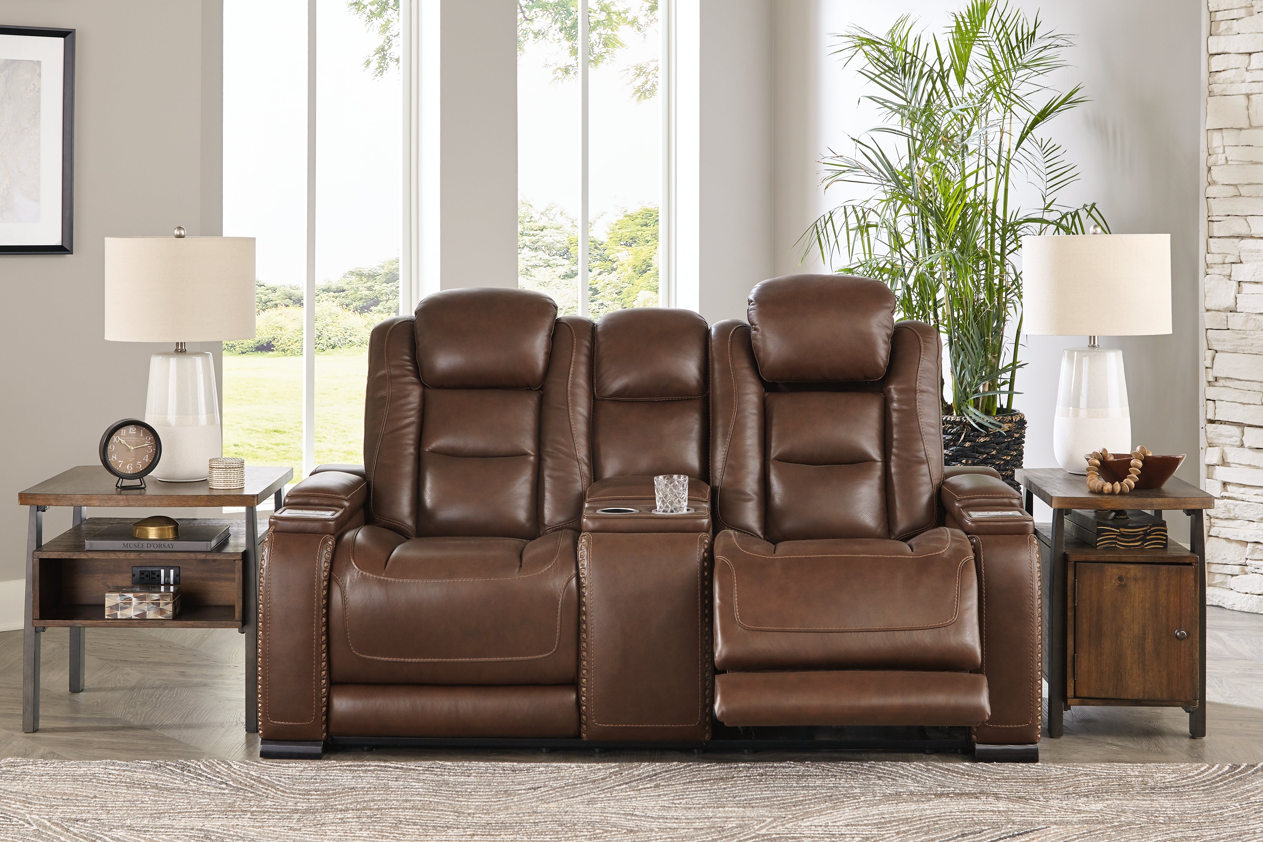The Man-Den Living Room Ashley Furniture