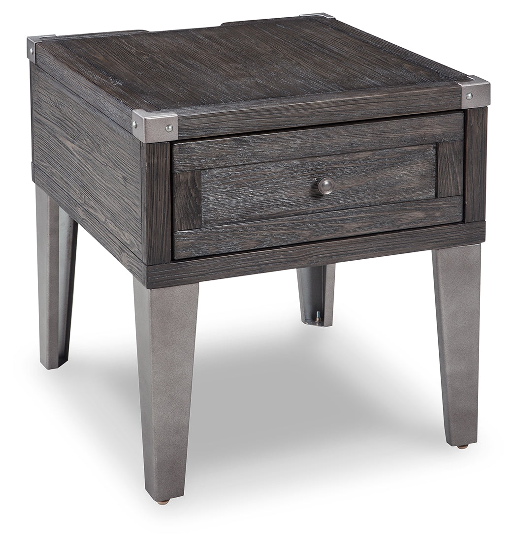 Todoe End Table with USB Ports & Outlets Ashley Furniture