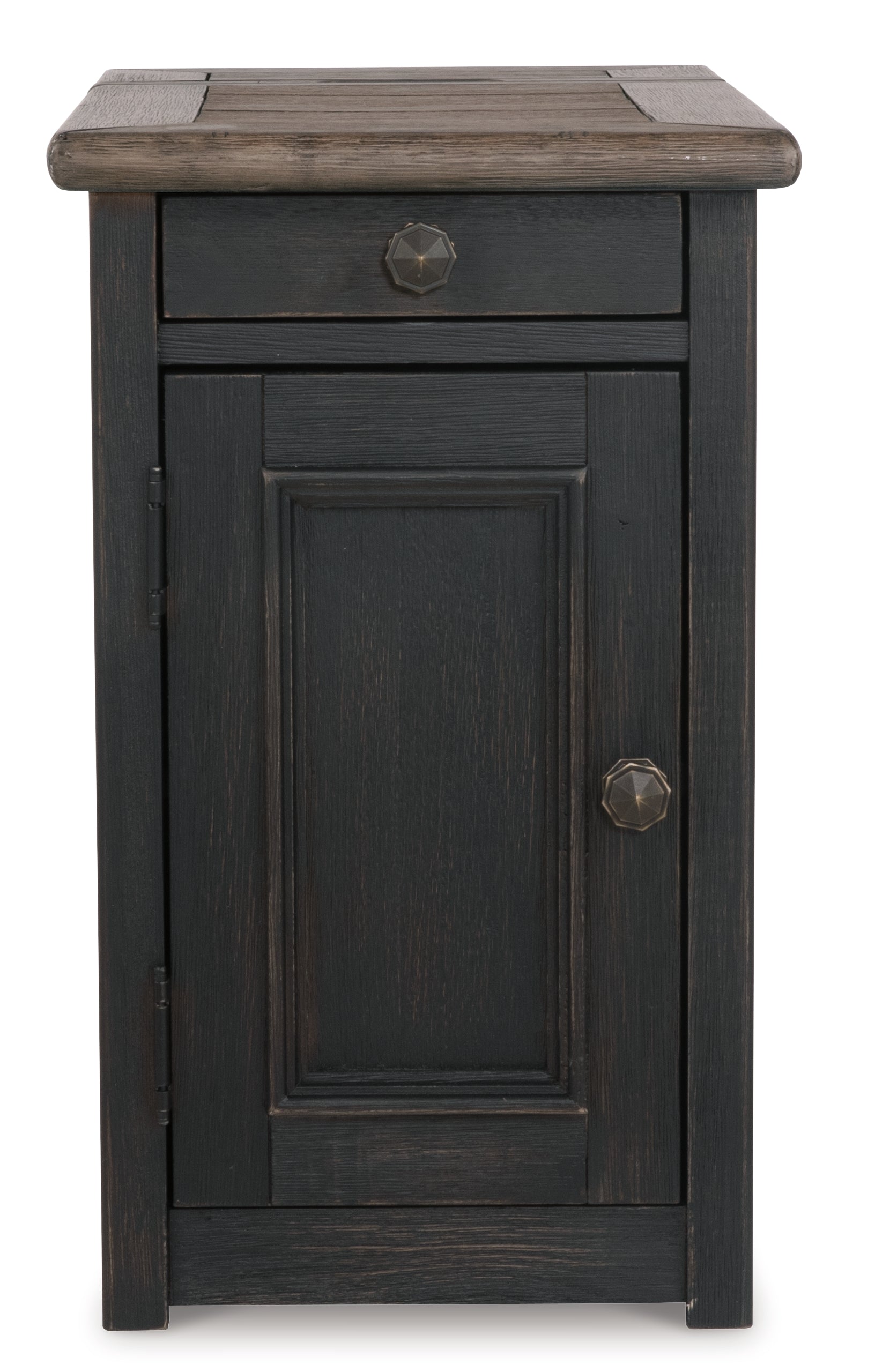 Tyler Creek Chairside End Table with USB Ports & Outlets Ashley Furniture