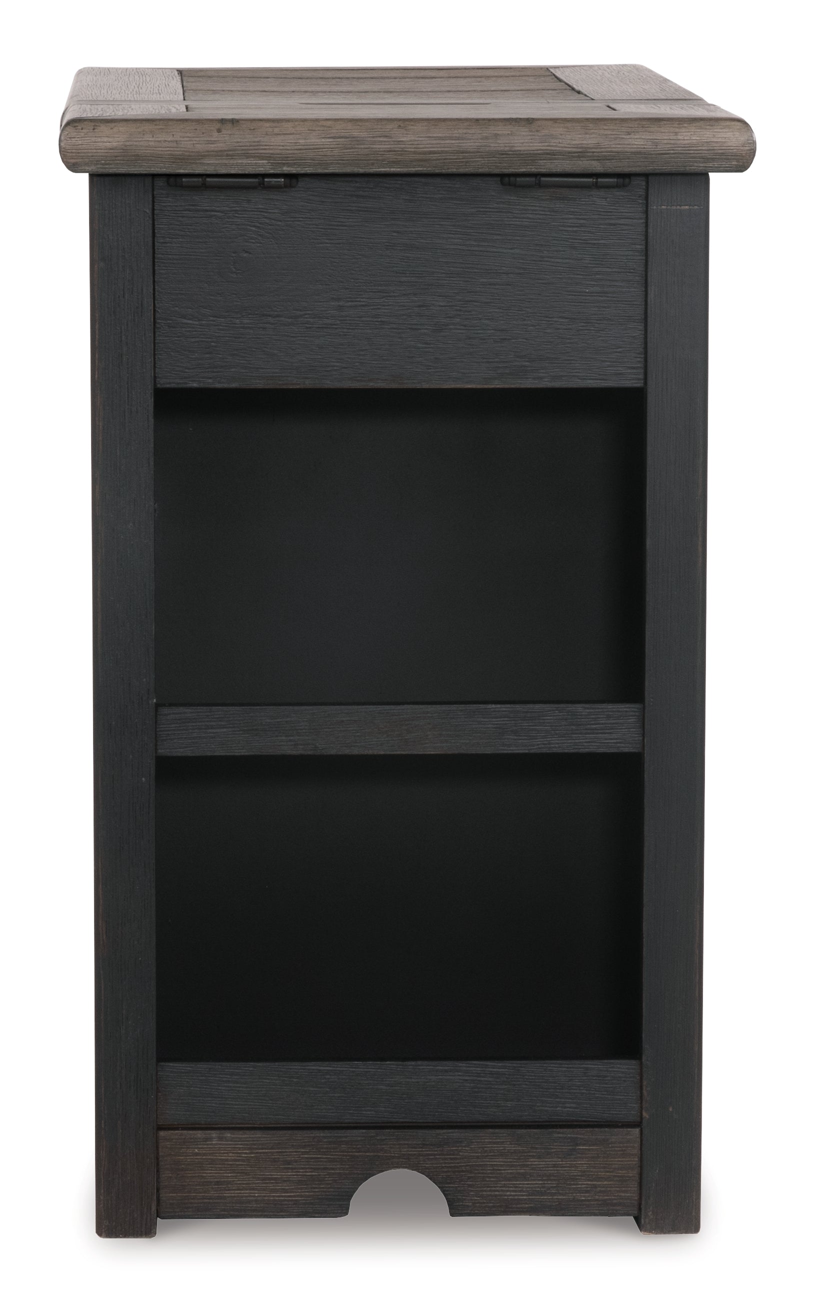 Tyler Creek Chairside End Table with USB Ports & Outlets Ashley Furniture