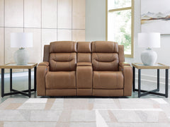 J&M Furniture - Ashley Furniture - Knightington Power Reclining Loveseat with Audio Seating - PWR REC Love w/Audio Seating - PCU1160018A
