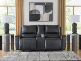 J&M Furniture - Ashley Furniture - Glossmore Reclining Loveseat with Console - DBL Rec Loveseat w/Console - PCU1170094