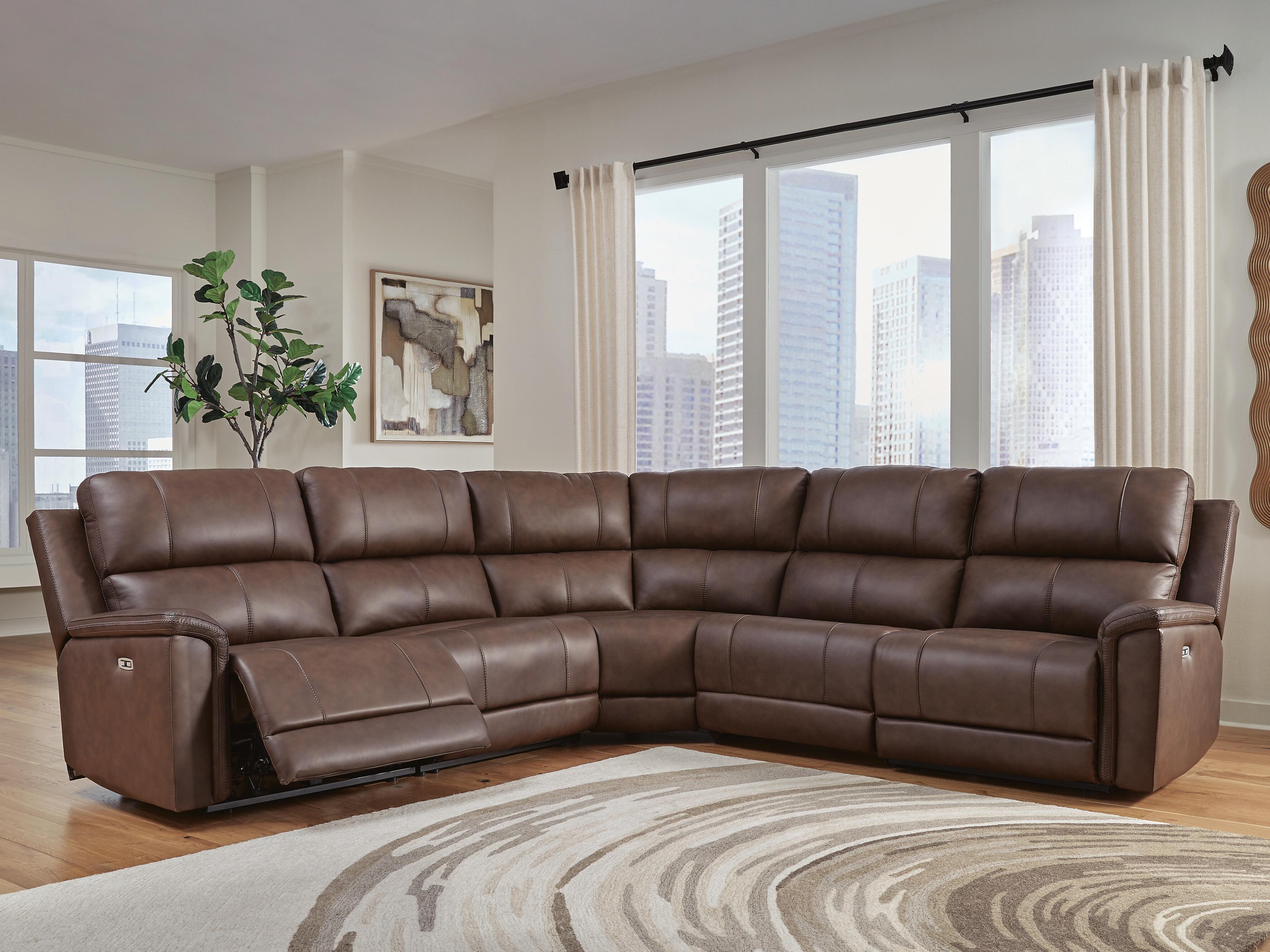 J&M Furniture - Ashley Furniture - Bleckley 5-Piece Power Reclining Sectional - 5-Piece Power Reclining Sectional - PCU12001S4