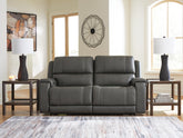 J&M Furniture - Ashley Furniture - 5Z - Pittson 2-Piece Power Reclining Sectional Loveseat - 2-Piece Power Reclining Sectional Loveseat - PCU12600S1