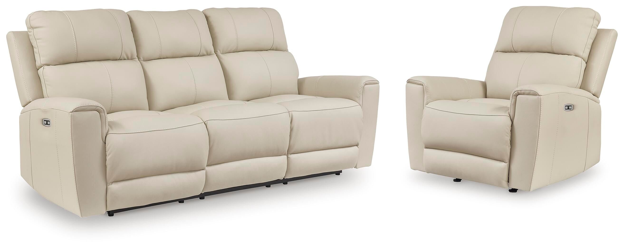 J&M Furniture - Ashley Furniture - Dahlmoore Power Reclining Sofa and Power Recliner - Power Reclining Sofa and Power Recliner - U13200U2