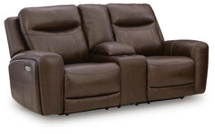Gravier Power Reclining Loveseat with Console
