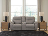 J&M Furniture - Ashley Furniture - Real Moments Power Reclining Loveseat with Audio Seating - PWR REC Love w/Audio Seating - PCU1370018A