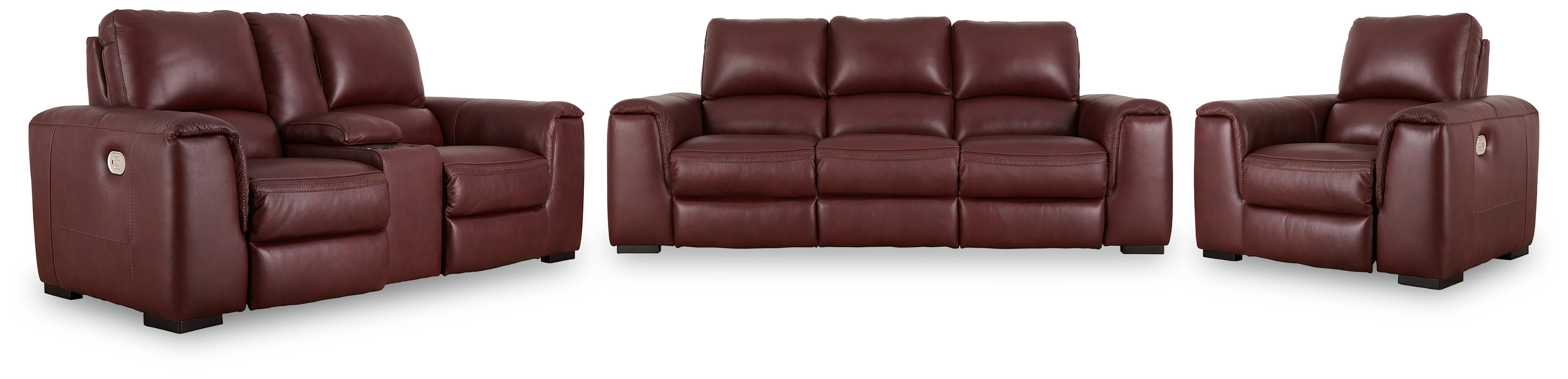 J&M Furniture - Ashley Furniture - Alessandro Power Reclining Sofa, Loveseat and Recliner - Power Reclining Sofa, Loveseat and Recliner - U25501U3