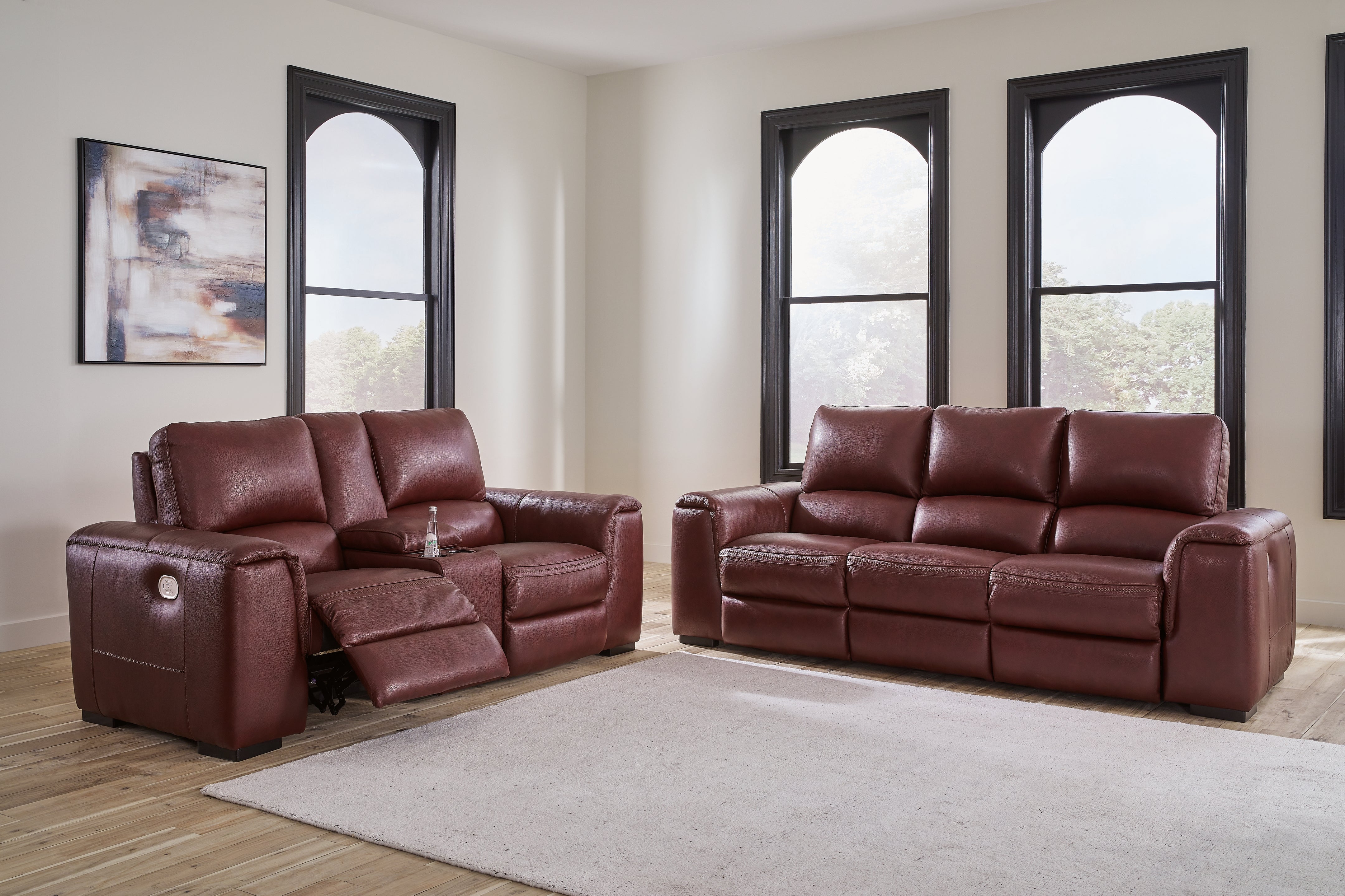 J&M Furniture - Ashley Furniture - Alessandro Reclining Sofa and Loveseat - Reclining Sofa and Loveseat - U25501U2