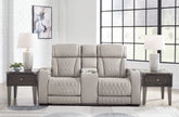 J&M Furniture - Ashley Furniture - Boyington Power Reclining Loveseat with Console - PWR REC Loveseat/CON/ADJ HDRST - U2710518