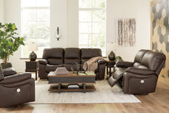 J&M Furniture - Ashley Furniture - Leesworth Power Reclining Sofa, Loveseat and Recliner - Power Reclining Sofa, Loveseat and Recliner - U43808U2