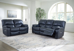 J&M Furniture - Ashley Furniture - Leesworth Power Reclining Sofa and Loveseat - Power Reclining Sofa and Loveseat - U43809U1