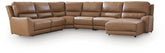 J&M Furniture - Ashley Furniture - DeepWakes 6-Piece Reclining Sectional with Chaise - 6-Piece Reclining Sectional with Chaise - PCU62606S33