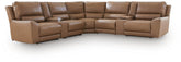 J&M Furniture - Ashley Furniture - DeepWakes 7-Piece Reclining Sectional with Storage Consoles - 7-Piece Reclining Sectional with Storage Consoles - PCU62606S34