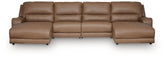 J&M Furniture - Ashley Furniture - DeepWakes 4-Piece Power Reclining Sectional with Chaise - 4-Piece Power Reclining Sectional with Chaise - PCU62606S11