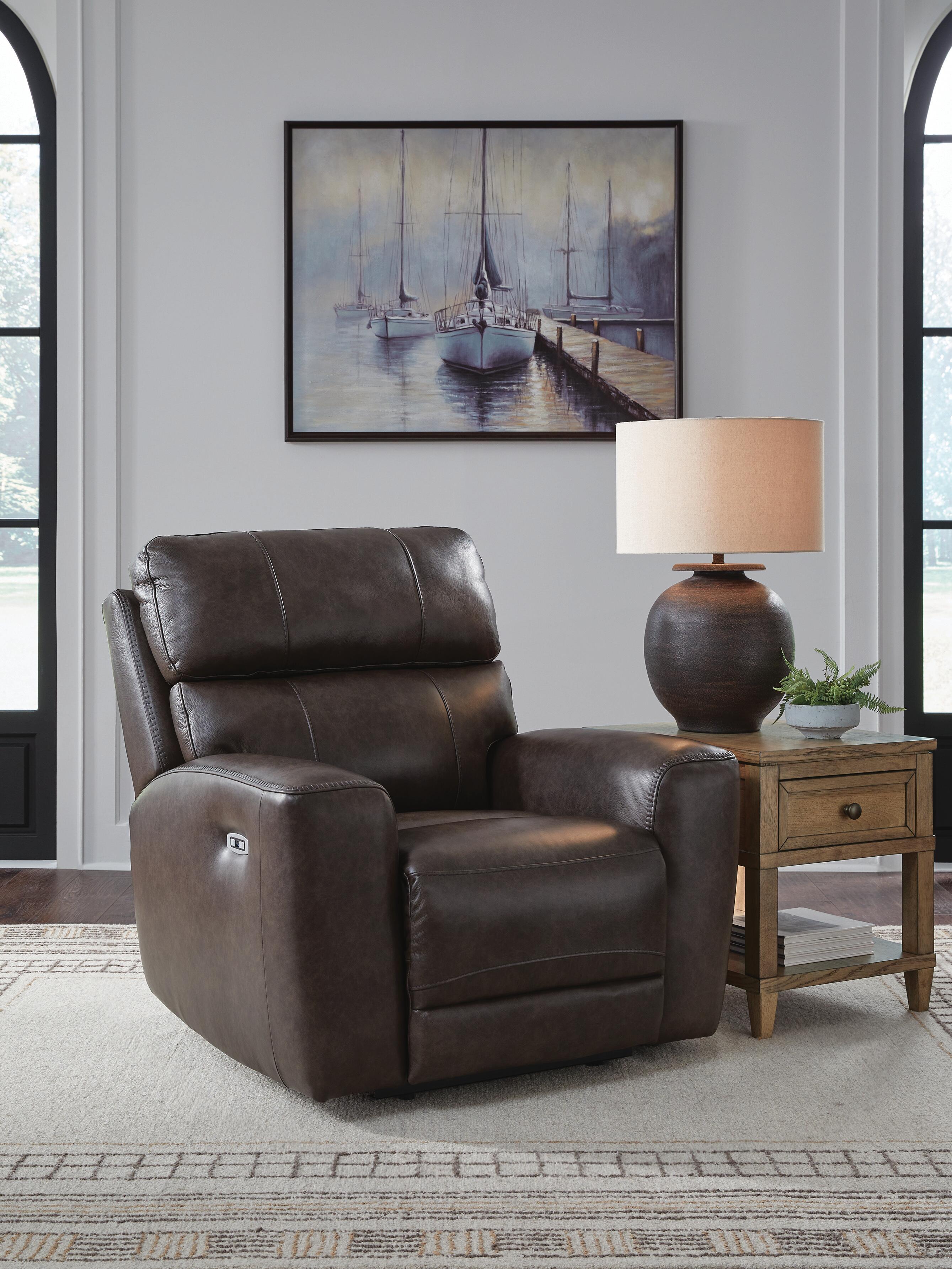 J&M Furniture - Ashley Furniture - Crossplex Power Recliner - PWR Recliner/ADJ Headrest - PCU6450613