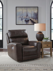 J&M Furniture - Ashley Furniture - Crossplex Power Recliner - PWR Recliner/ADJ Headrest - PCU6450613