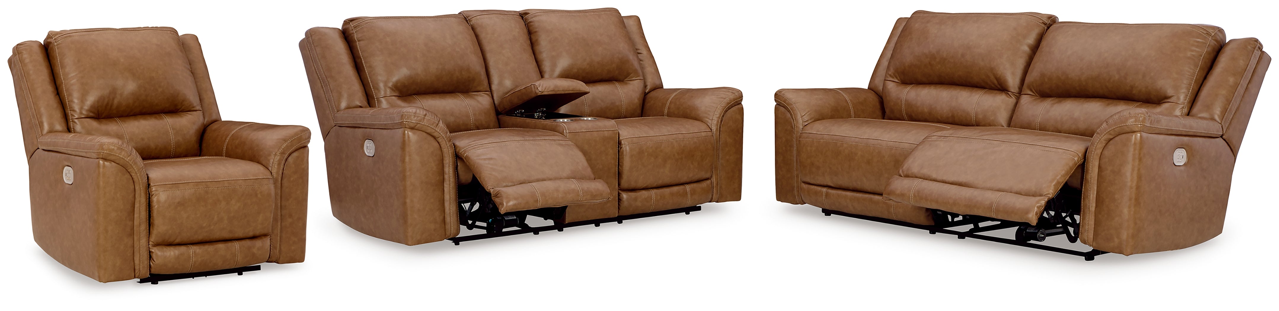 J&M Furniture - Ashley Furniture - Trasimeno Power Reclining Sofa, Loveseat and Recliner - Power Reclining Sofa, Loveseat and Recliner - U82815U2