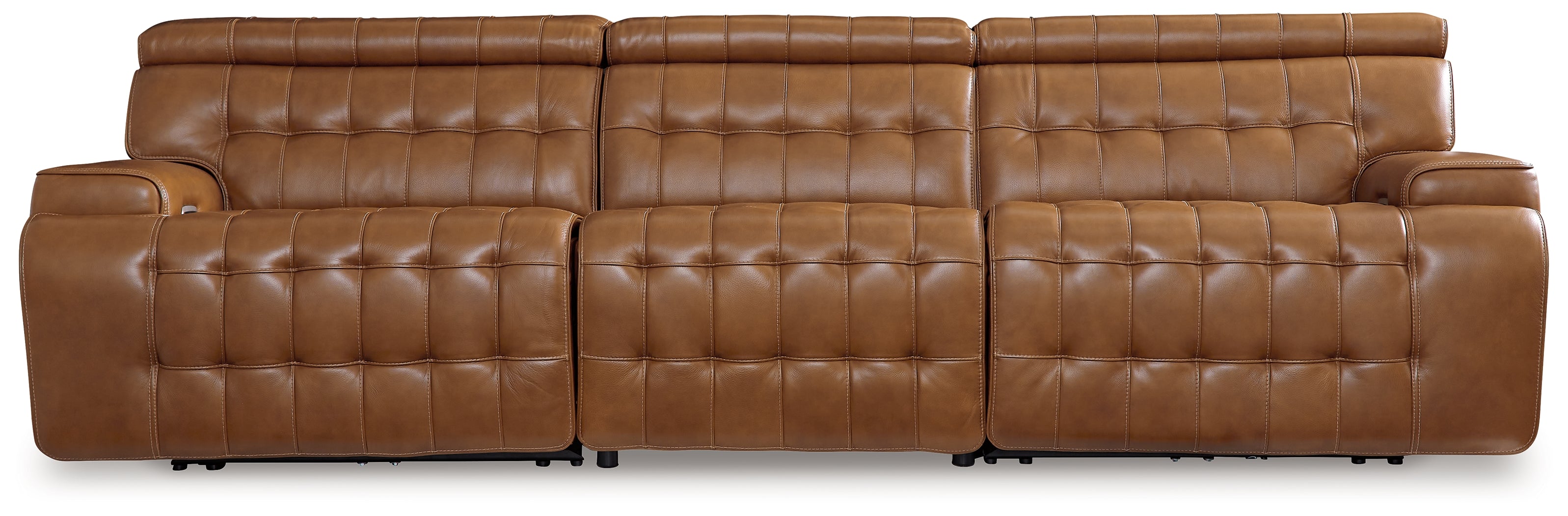 J&M Furniture - Ashley Furniture - Temmpton 3-Piece Power Reclining Sectional Sofa - 3-Piece Power Reclining Sectional Sofa / Chocolate - U92708S3