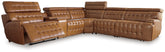 J&M Furniture - Ashley Furniture - Temmpton 6-Piece Power Reclining Sectional - 6-Piece Power Reclining Sectional / Chocolate - U92708S5