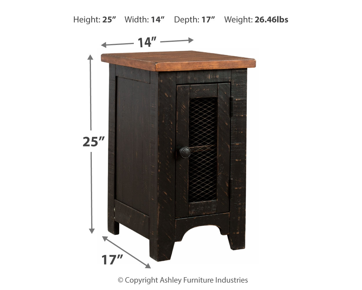 Valebeck Chairside End Table Ashley Furniture