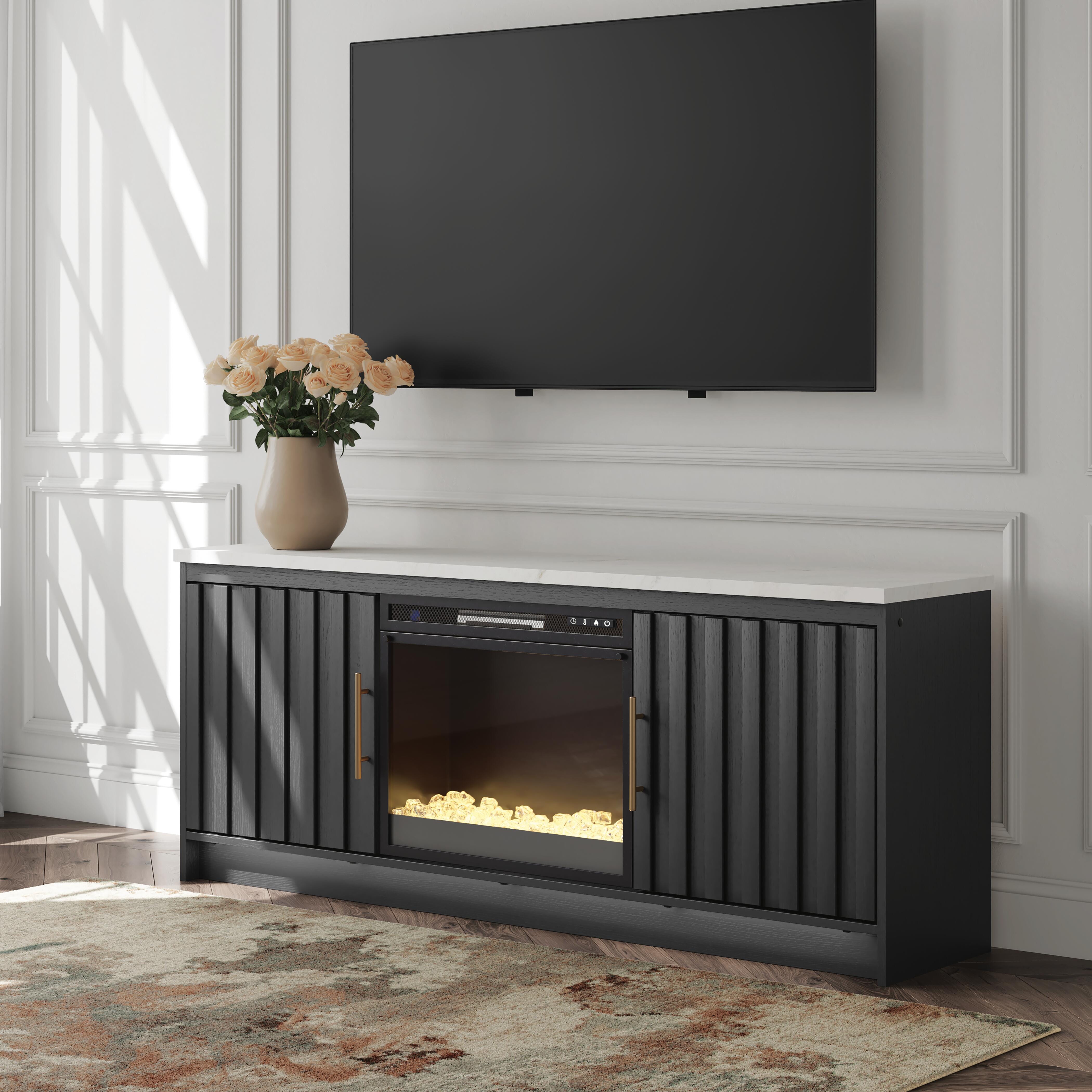 J&M Furniture - Ashley Furniture - Cadmori 63" TV Stand with Electric Fireplace - 63" TV Stand with Electric Fireplace - W2616W1
