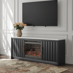 J&M Furniture - Ashley Furniture - Cadmori 63" TV Stand with Electric Fireplace - 63" TV Stand with Electric Fireplace - W2616W2
