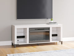 J&M Furniture - Ashley Furniture - Brollevi 60" TV Stand with Electric Fireplace - 60" with Electric Fireplace - W2722-168