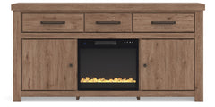 Garistyn 73" TV Stand with Electric Fireplace