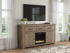 J&M Furniture - Ashley Furniture - Garistyn 73" TV Stand with Electric Fireplace - 73" TV Stand with Electric Fireplace - W2844W4