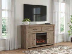 J&M Furniture - Ashley Furniture - Garistyn 62" TV Stand with Electric Fireplace - 62" TV Stand with Electric Fireplace - W2844W1