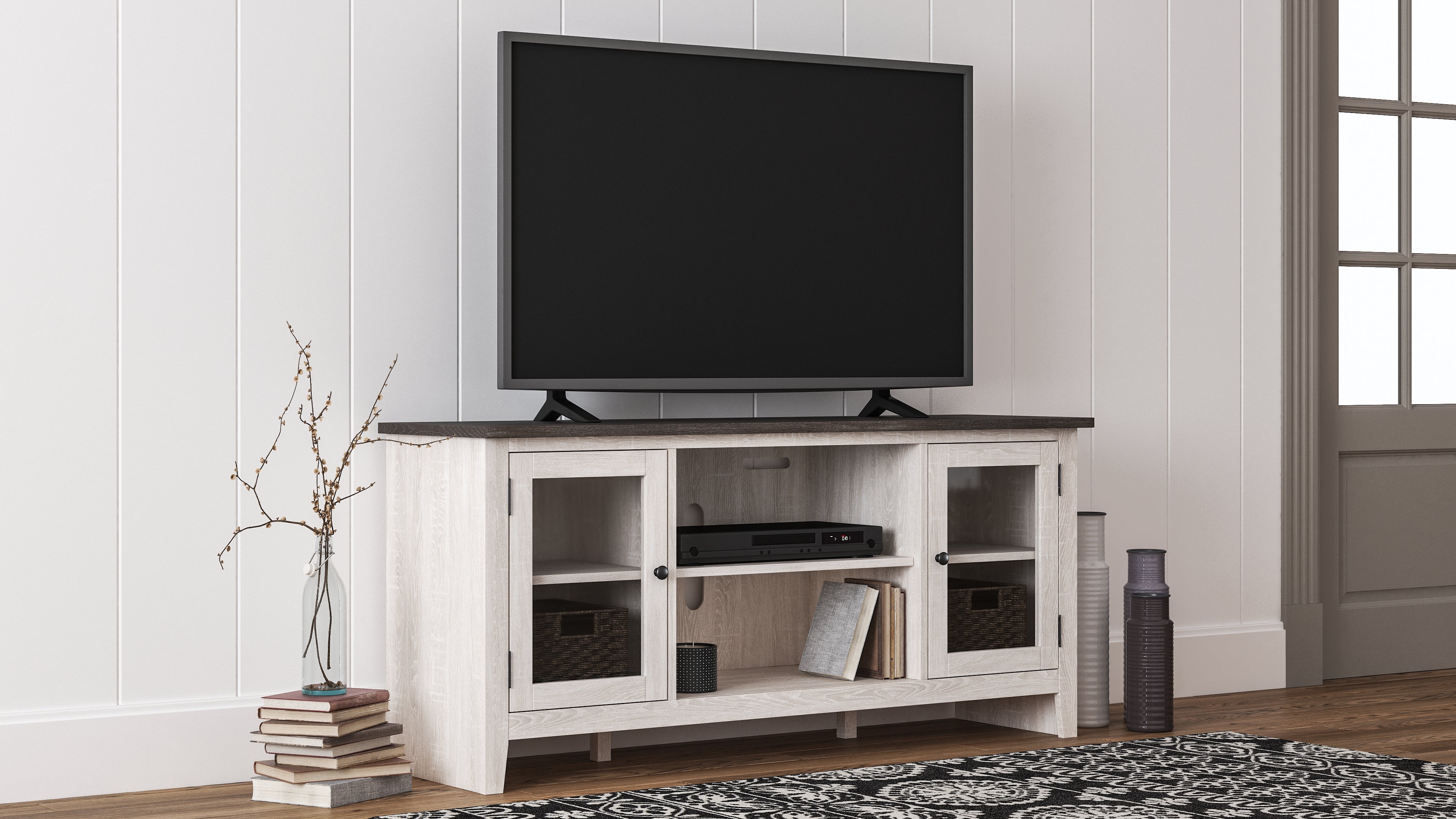 J&M Furniture - Ashley Furniture - Dorrinson 60" TV Stand - 60" - W287-68