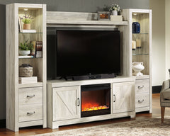 J&M Furniture - Ashley Furniture - Bellaby 4-Piece Entertainment Center with Fireplace - 4-Piece Entertainment Center with Fireplace - W331W5